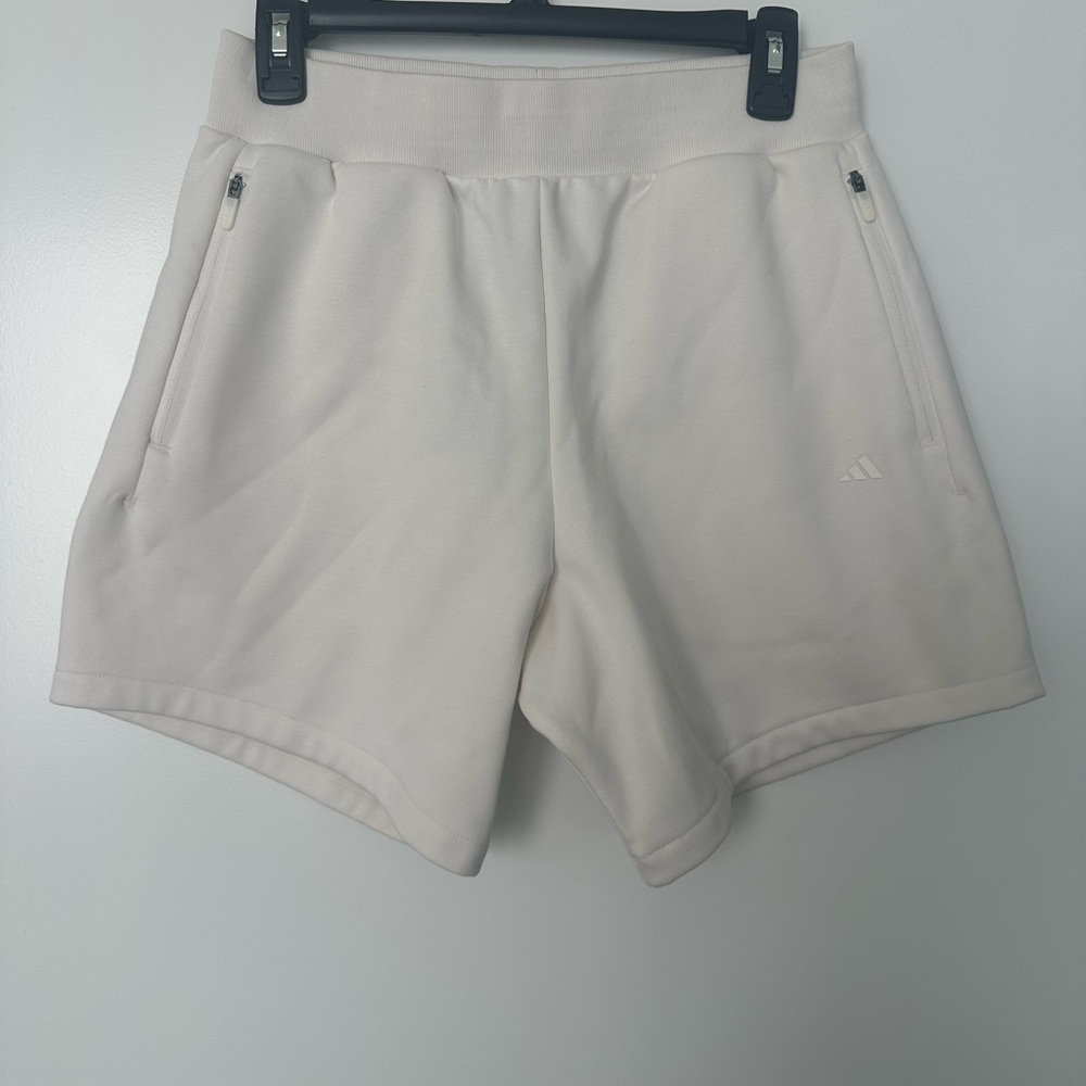 Adidas Women's Off-White Athletic Shorts